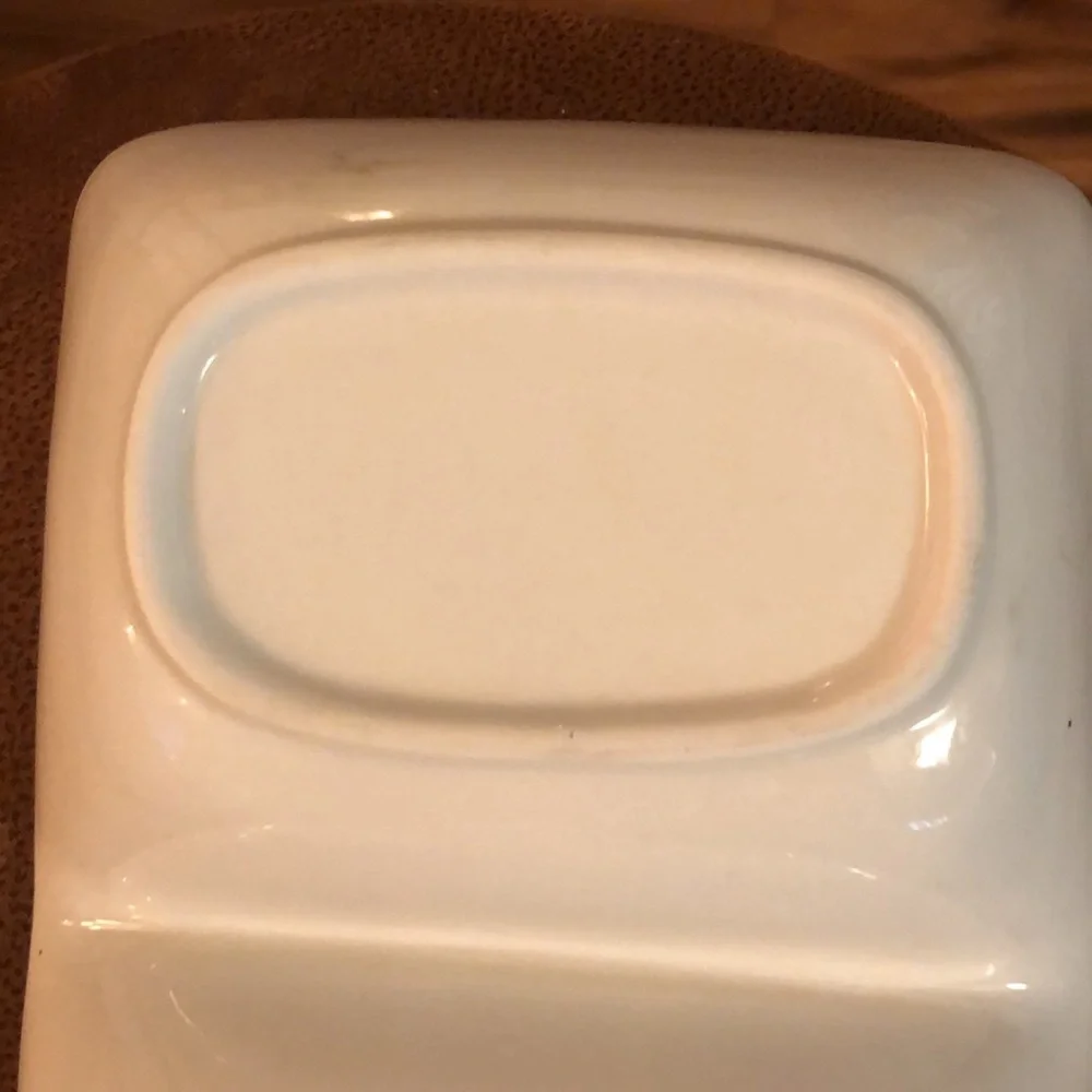 Vintage Royal China Blue & White Relish Condiment Candy Nut Divided Dish 15